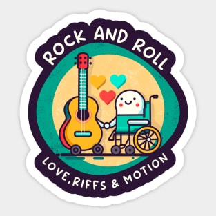 ROCK AND ROLL Sticker
